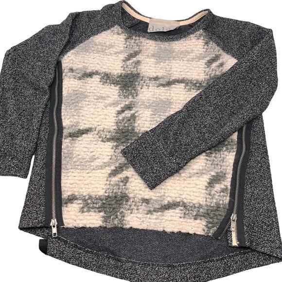 Dolan Anthropologie Womens Sweater XS Wool Mohair Blend Houndstooth Apres Ski - Picture 3 of 9